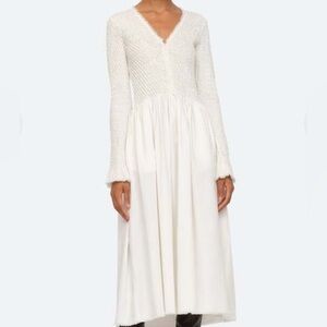 Sea NY Women’s Casey Dress, Size 2, white color